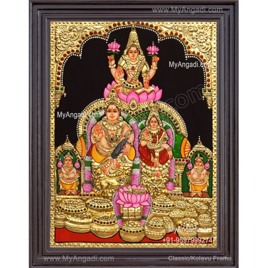 Kubera Lakshmi Tanjore Paintings