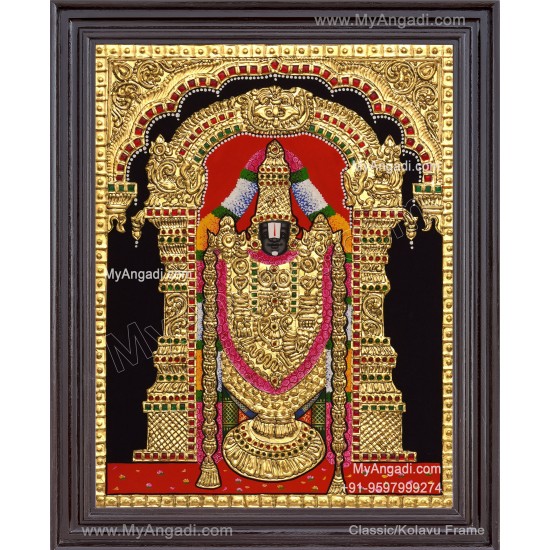 Venkatachalapathy  Tanjore Painting
