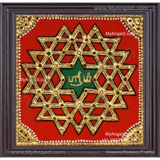 Aiswarya Kolam Tanjore Painting