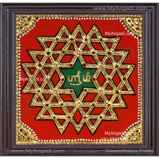 Aiswarya Kolam Tanjore Painting