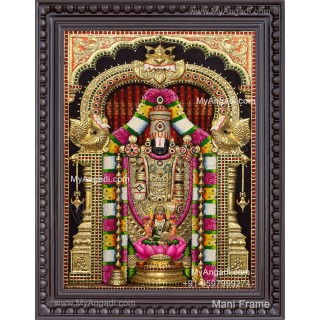 3d Balaji Lakshmi Tanjore Painting
