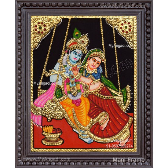 Radha Krishna Tanjore Paintings