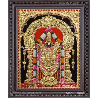 Venkateshwara  Swamy Tanjore Painting