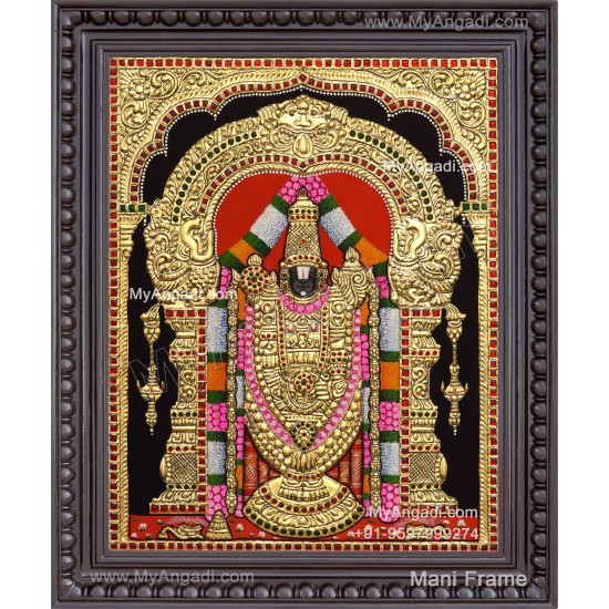 Venkateshwara  Swamy Tanjore Painting
