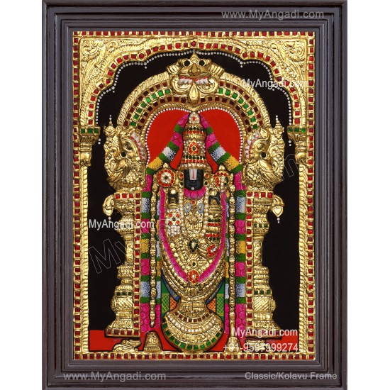 Balaji 3d Tanjore Painting