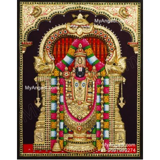Balaji 3d Tanjore Painting