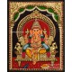 Ganesha 3d Embossed Tanjore Painting