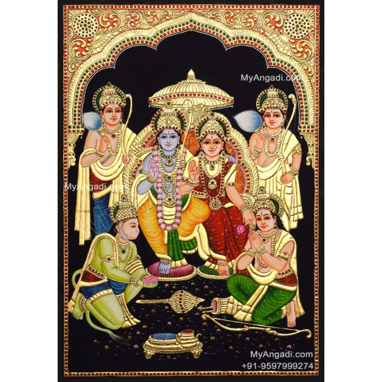 Ramar Pattabhisekam Tanjore Painting