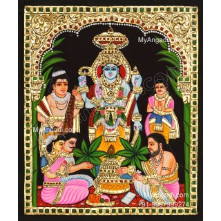 Sathya Narayana Tanjore Painting