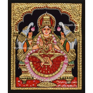 Gajalakshmi Tanjore Painting