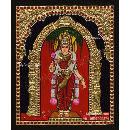 Kethara Gowri Amman Tanjore Painting