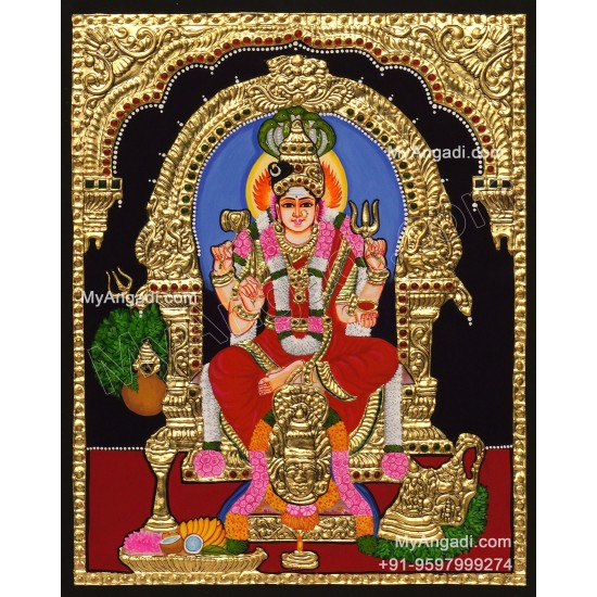 Karumaariamman Tanjore Painting