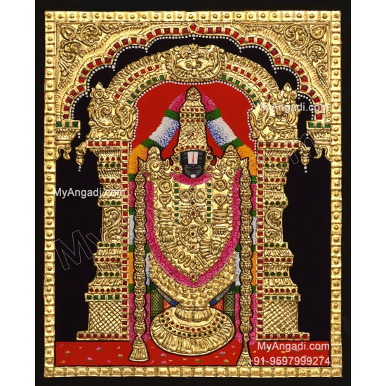 Venkatachalapathy  Tanjore Painting
