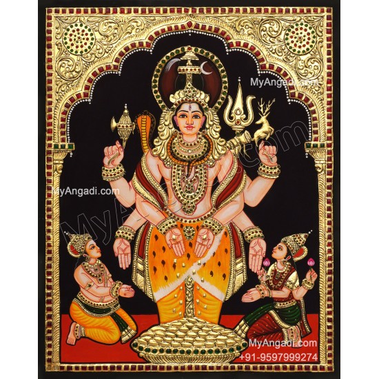 Aishwarya Easwarar Tanjore Painting 