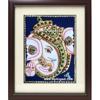 Small Ganesha Tanjore Paintings