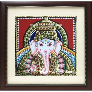 Small Ganesha Tanjore Paintings