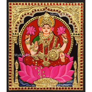 Maha Lakshmi Tanjore Painting