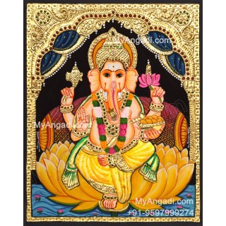 Ganesh Ji Tanjore Paintings