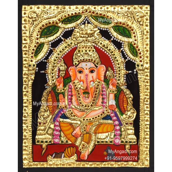 Ganesh Tanjore Painting