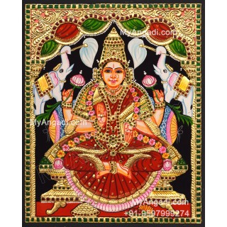 Gajalakshmi Tanjore Paintings