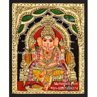 Ganapathi Tanjore Painting Tanjore Painting