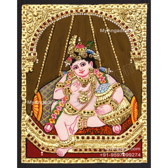 Butter Krishna Tanjore Paintings