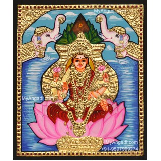 Varalakshmi Tanjore Painting