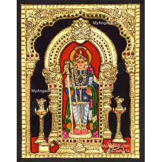 Palani  Murugan Tanjore Painting