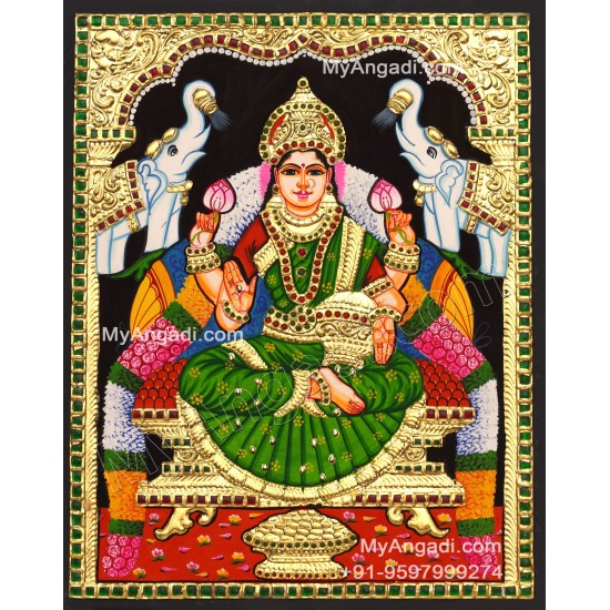 Gajalakshmi Tanjore Paintings