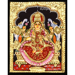 Lakshmi Devi Tanjore Paintings