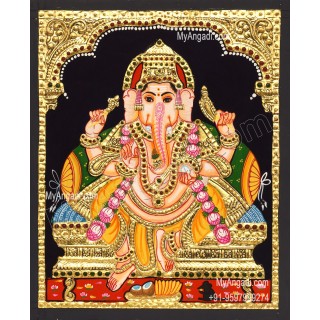 Ganesha Tanjore Painting