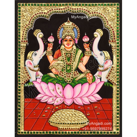 Gajalakshmi Tanjore Paintings