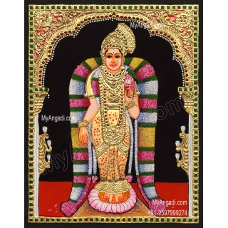 Andal Tanjore Painting