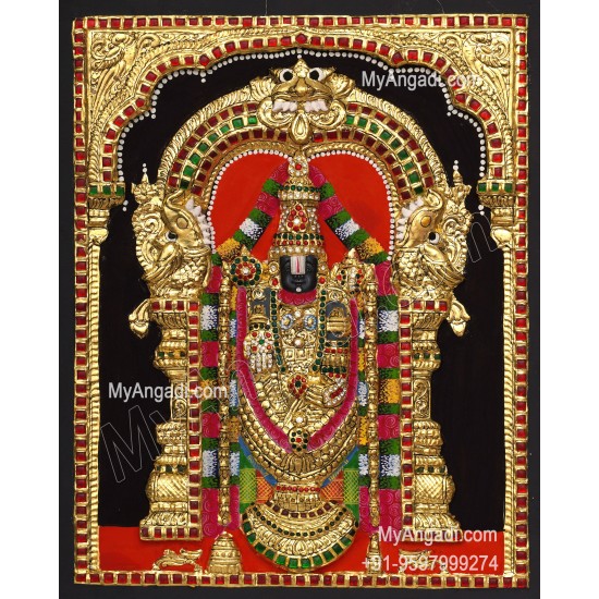 Balaji 3d Tanjore Painting