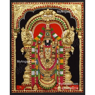 Venkateshwara Swamy 3d Tanjore Painting