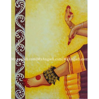 Bharathanatyam Series in Canvas Painting 