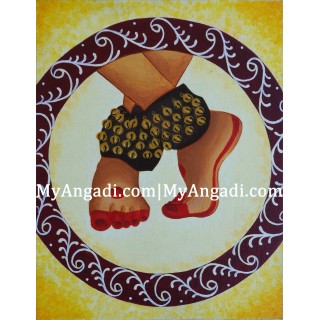 Bharathanatyam Series in Canvas Painting 