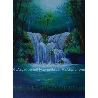 Waterfall Canvas Painting 