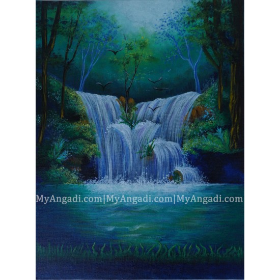 Waterfall Canvas Painting 