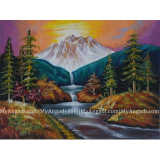 Natural Scenery Canvas Painting 