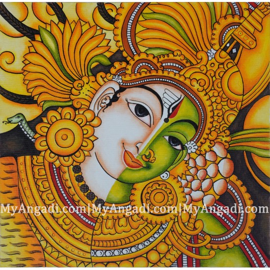 Arthanareeshwarar Mural Painting Arthanareeshwarar Mural Painting