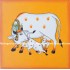 Cow with Calf Canvas Painting 