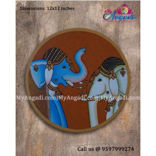 Elephant Canvas Painting 