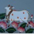 Pichwai Cow With Lotus Canvas Painting 