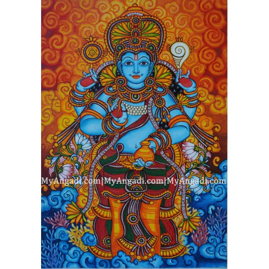 Danwantri Mural Painting Danwantri Mural Painting