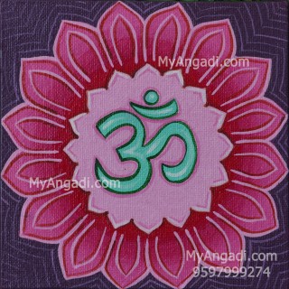 Om Canvas Painting 