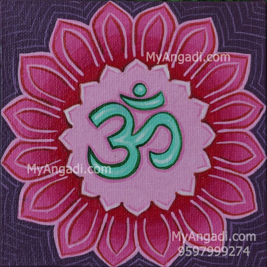 Om Canvas Painting 