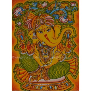 Ganesha Mural Painting 