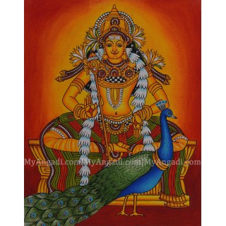 Murugan Mural Painting 