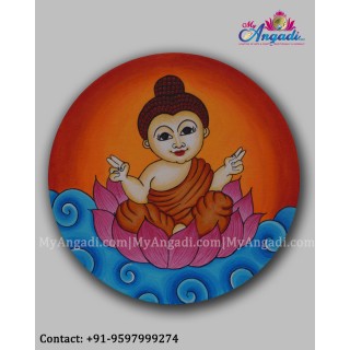 Budhha Round Canvas painting